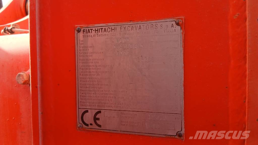 Fiat-Hitachi W 170 لوادر بعجل