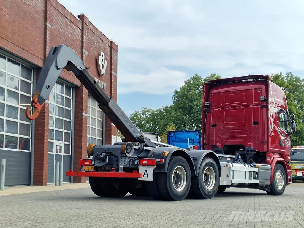 Scania R730 Topline 6x4 - 25t Mobas hooklift - Retarder - Abrollkipper
