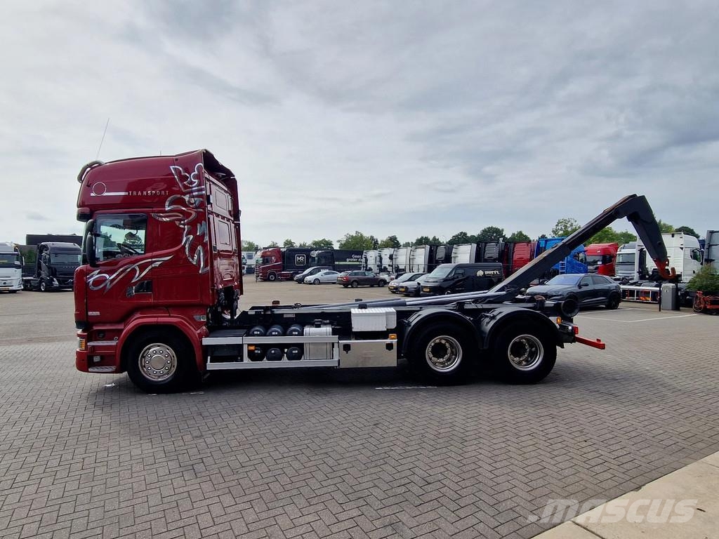 Scania R730 Topline 6x4 - 25t Mobas hooklift - Retarder - Abrollkipper
