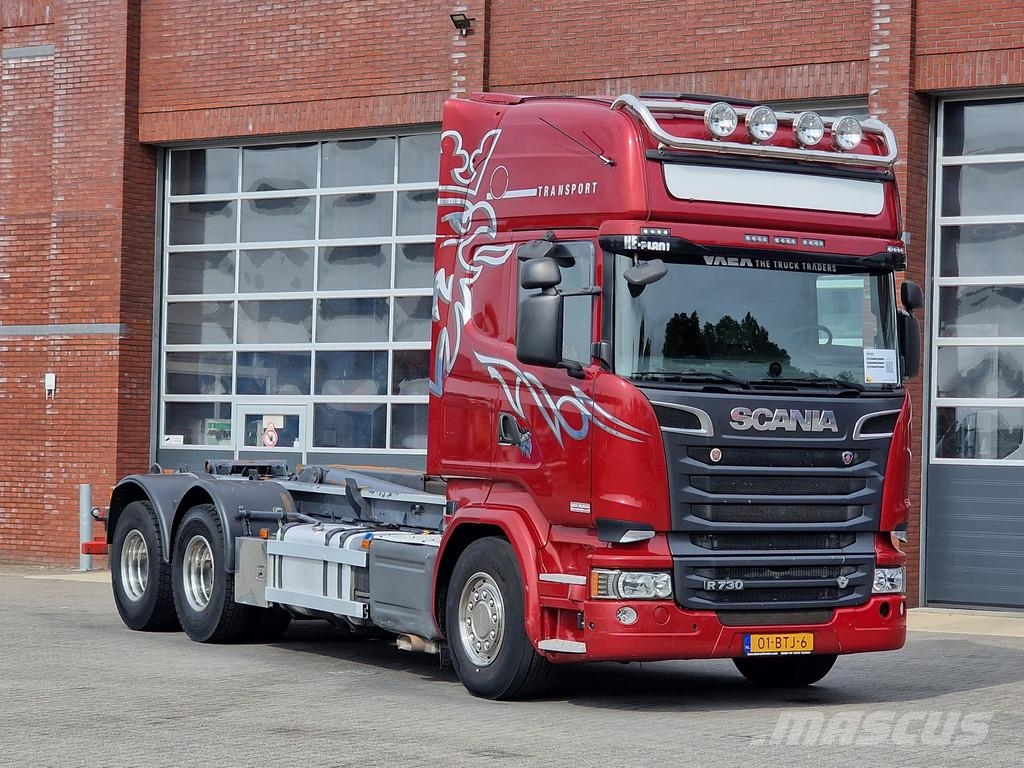 Scania R730 Topline 6x4 - 25t Mobas hooklift - Retarder - Abrollkipper