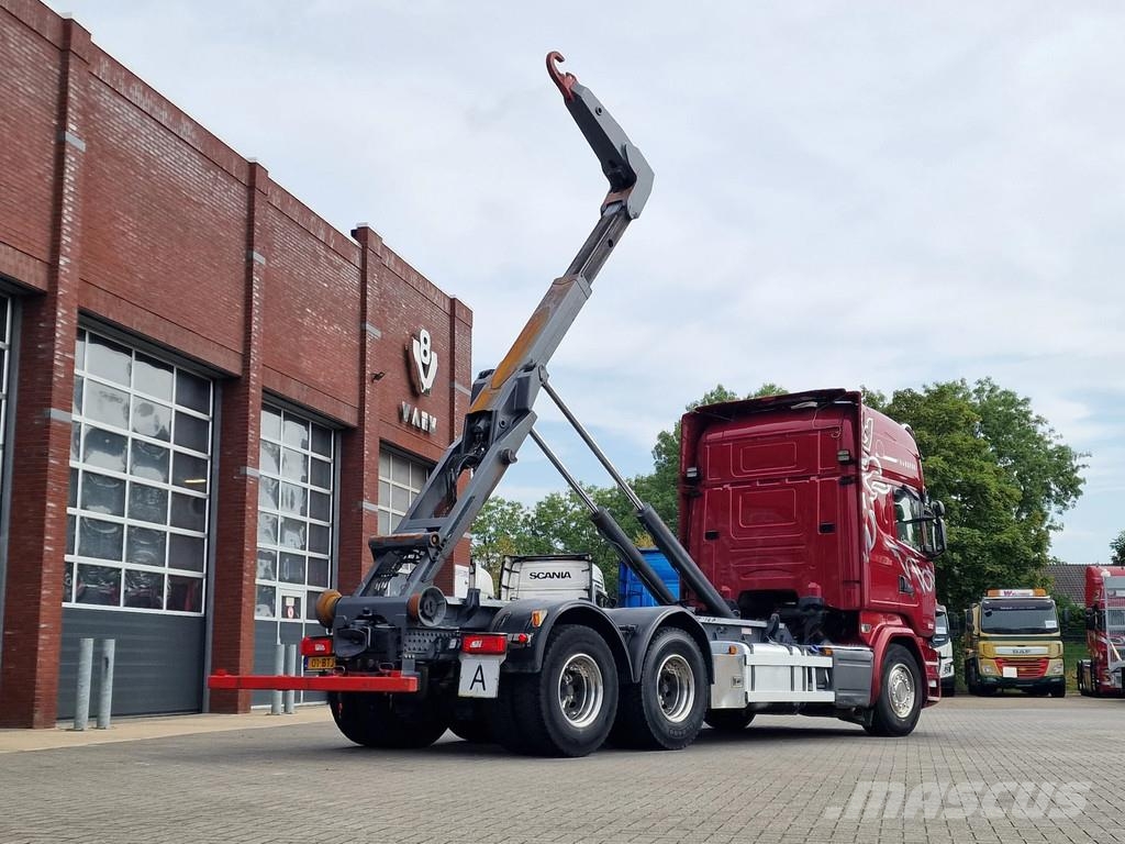 Scania R730 Topline 6x4 - 25t Mobas hooklift - Retarder - Abrollkipper