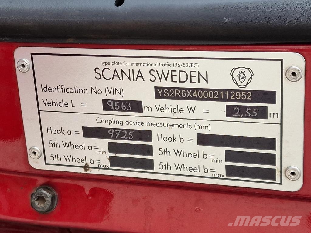 Scania R730 Topline 6x4 - 25t Mobas hooklift - Retarder - Abrollkipper