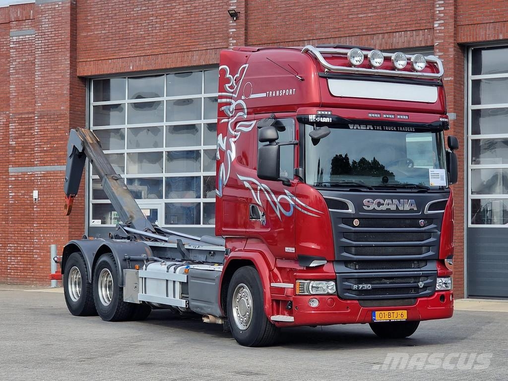 Scania R730 Topline 6x4 - 25t Mobas hooklift - Retarder - Abrollkipper