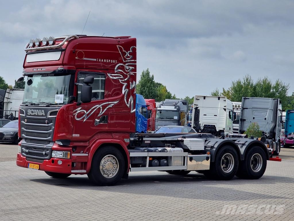 Scania R730 Topline 6x4 - 25t Mobas hooklift - Retarder - Abrollkipper
