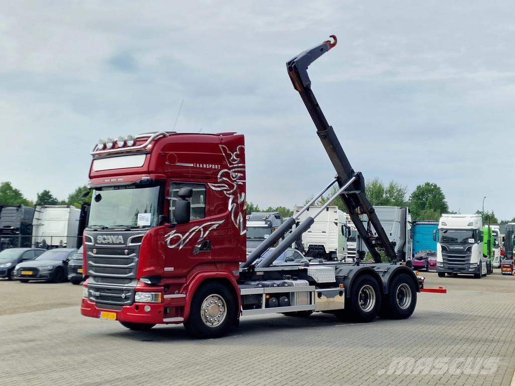 Scania R730 Topline 6x4 - 25t Mobas hooklift - Retarder - Abrollkipper