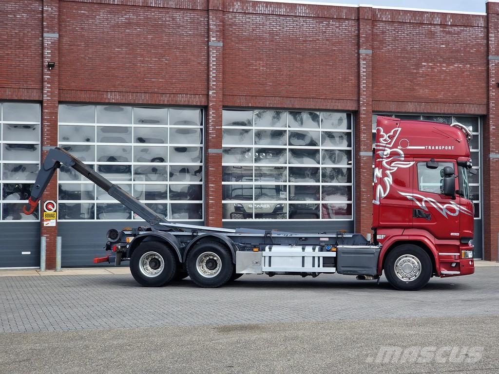 Scania R730 Topline 6x4 - 25t Mobas hooklift - Retarder - Abrollkipper
