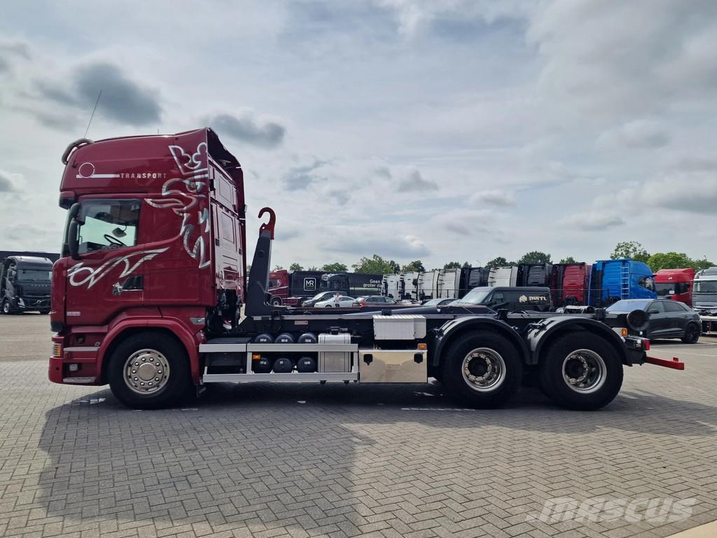 Scania R730 Topline 6x4 - 25t Mobas hooklift - Retarder - Abrollkipper