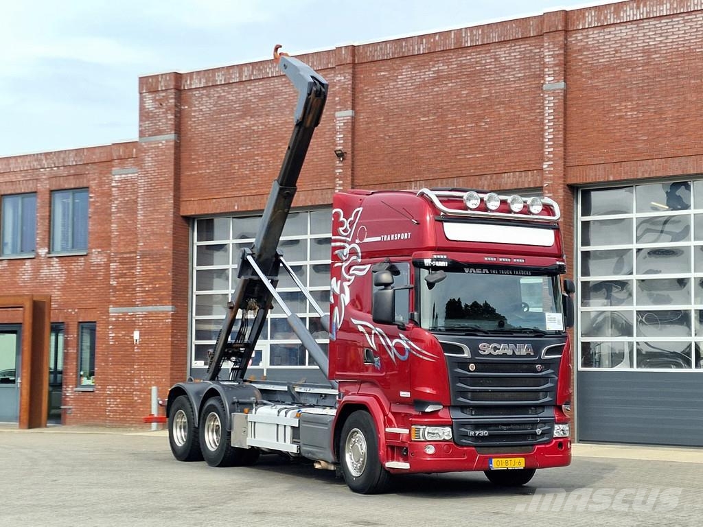 Scania R730 Topline 6x4 - 25t Mobas hooklift - Retarder - Abrollkipper