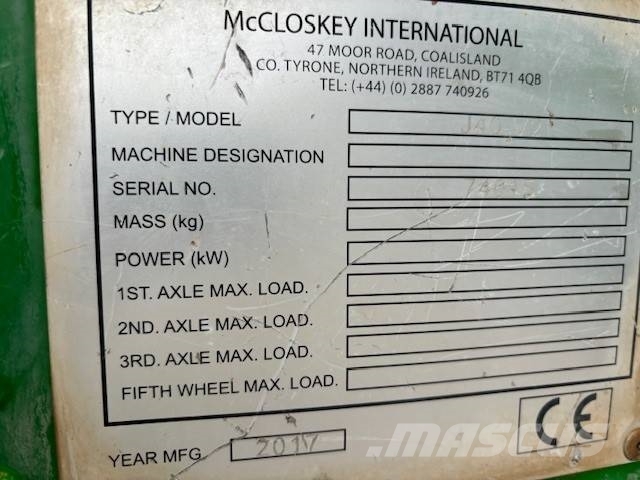 McCloskey J40 - V2 Мобильные дробилки