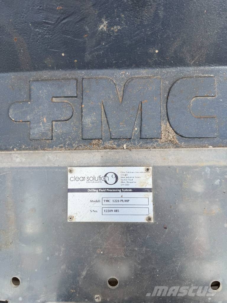 FMC M1224 Triplex Mud Pumps Otros equipos de perforación