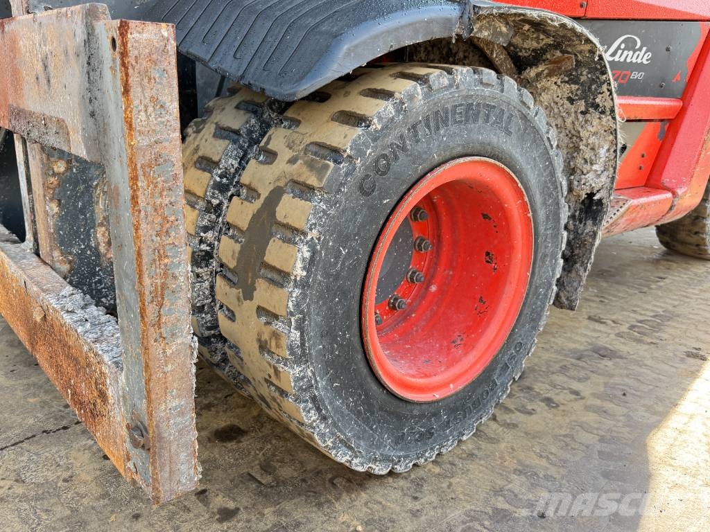 Linde H70D-03 - Side Shift / Fork Positioners / Duplex Dīzeļa autoiekrāvēji