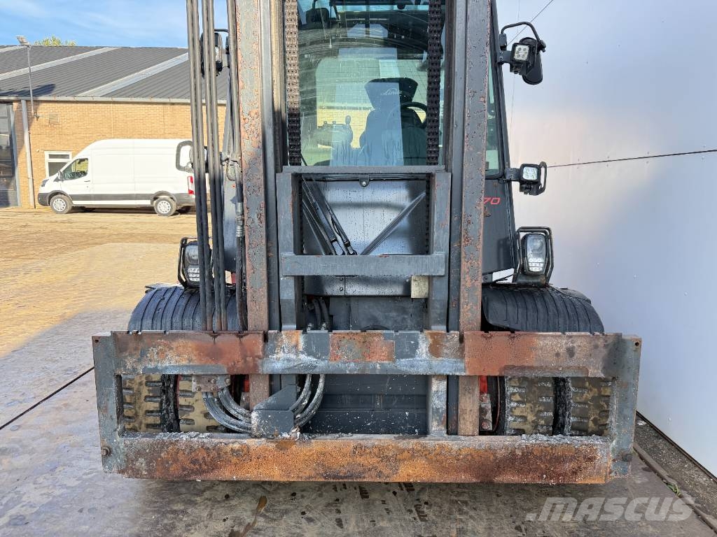 Linde H70D-03 - Side Shift / Fork Positioners / Duplex Dīzeļa autoiekrāvēji