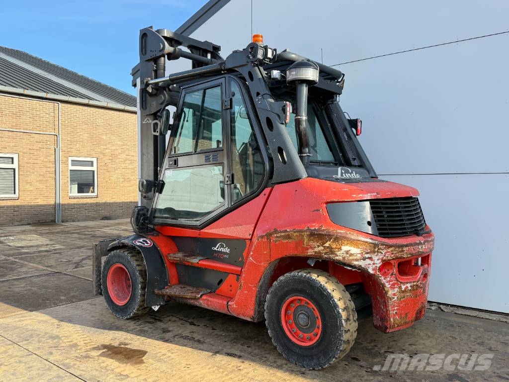 Linde H70D-03 - Side Shift / Fork Positioners / Duplex Dīzeļa autoiekrāvēji