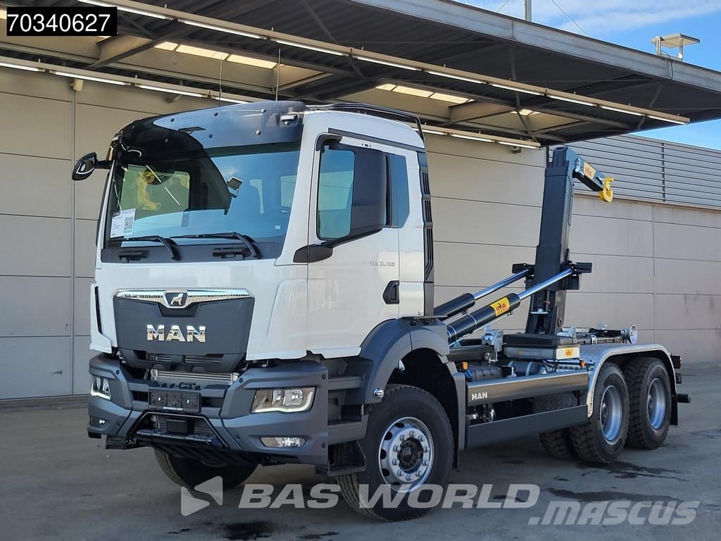 MAN TGS 33.480 6X4 ¡NUEVO! HYVA 20-53-S con eje grande Camion cu carlig de ridicare