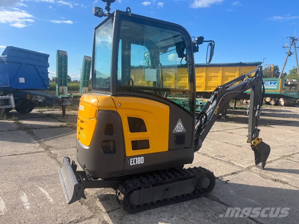 Volvo EC 18D Εκσκαφάκι (διαβολάκι) < 7t