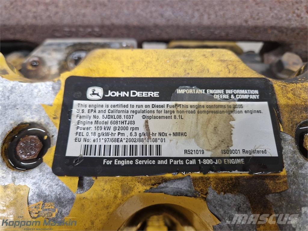 John Deere 6081 HTJ03 Used/Beg 엔진