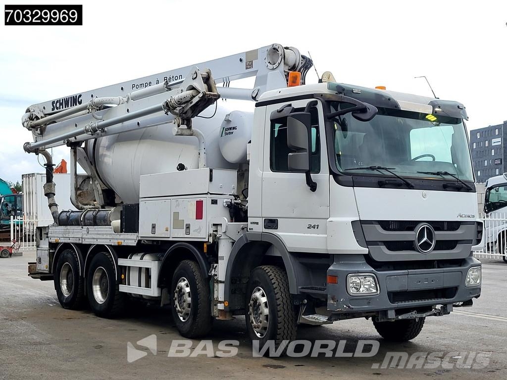 Mercedes-Benz Actros 3241 8X4 Schwing Stetter FBP 24-100 PUMI 7m مضخات خرسانة