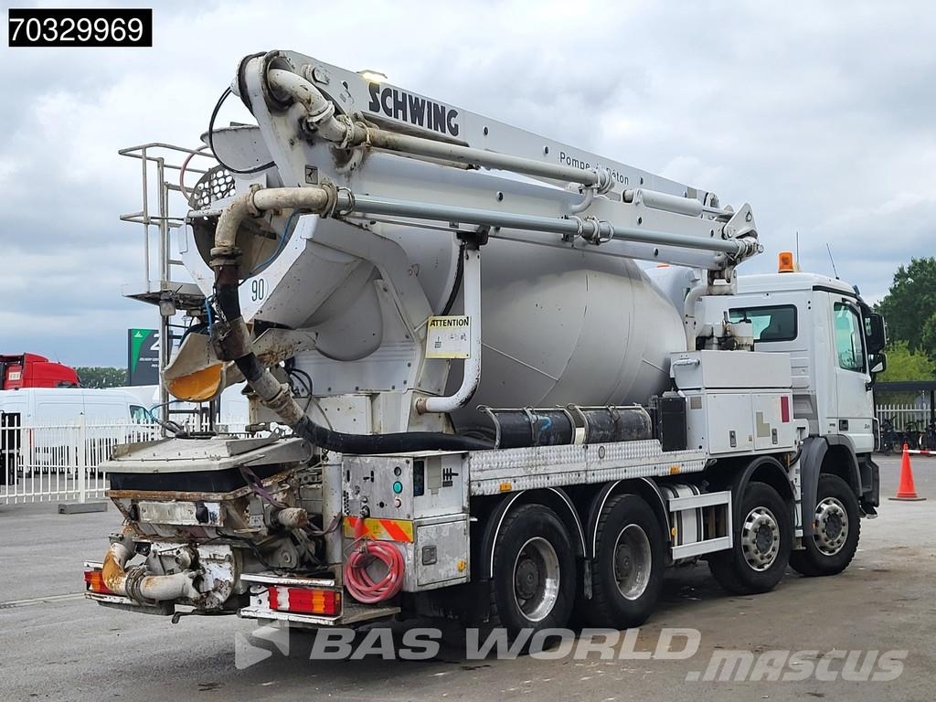 Mercedes-Benz Actros 3241 8X4 Schwing Stetter FBP 24-100 PUMI 7m مضخات خرسانة