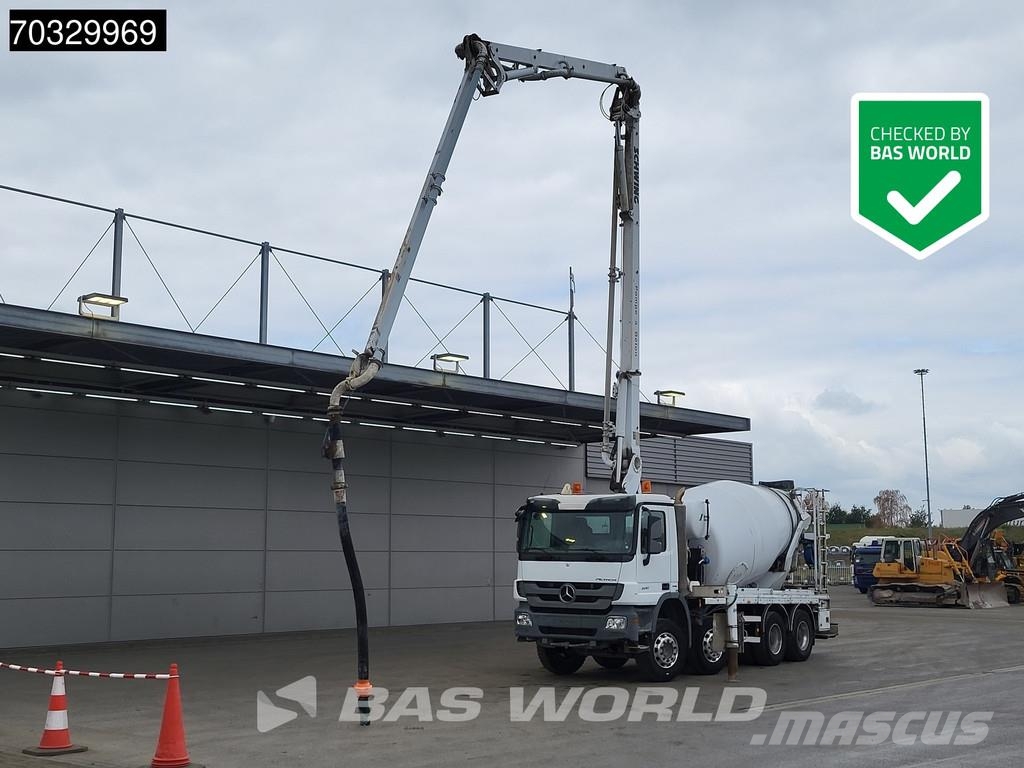 Mercedes-Benz Actros 3241 8X4 Schwing Stetter FBP 24-100 PUMI 7m Camiões bomba Betão