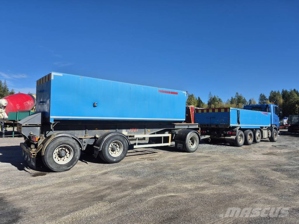 Scania R480 8x4 kasettilava+ kasetti kärry,RKP autom Sora- ja kippiautot