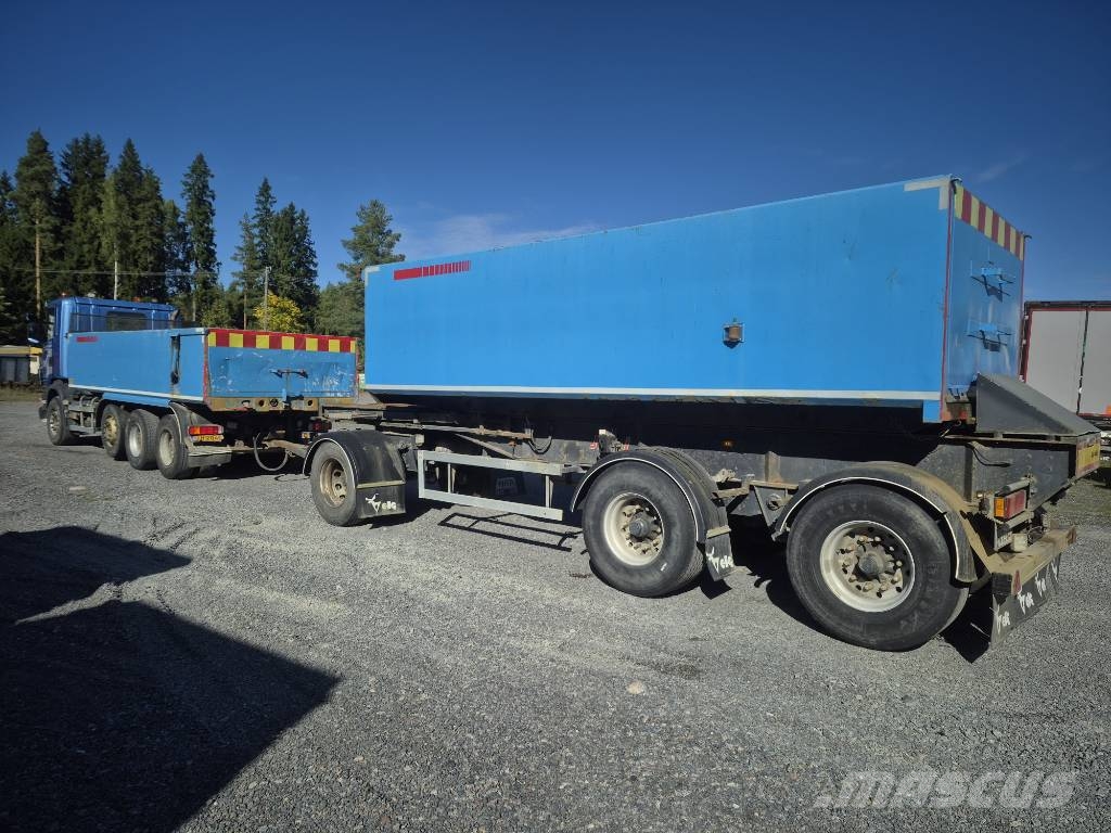 Scania R480 8x4 kasettilava+ kasetti kärry,RKP autom Sora- ja kippiautot