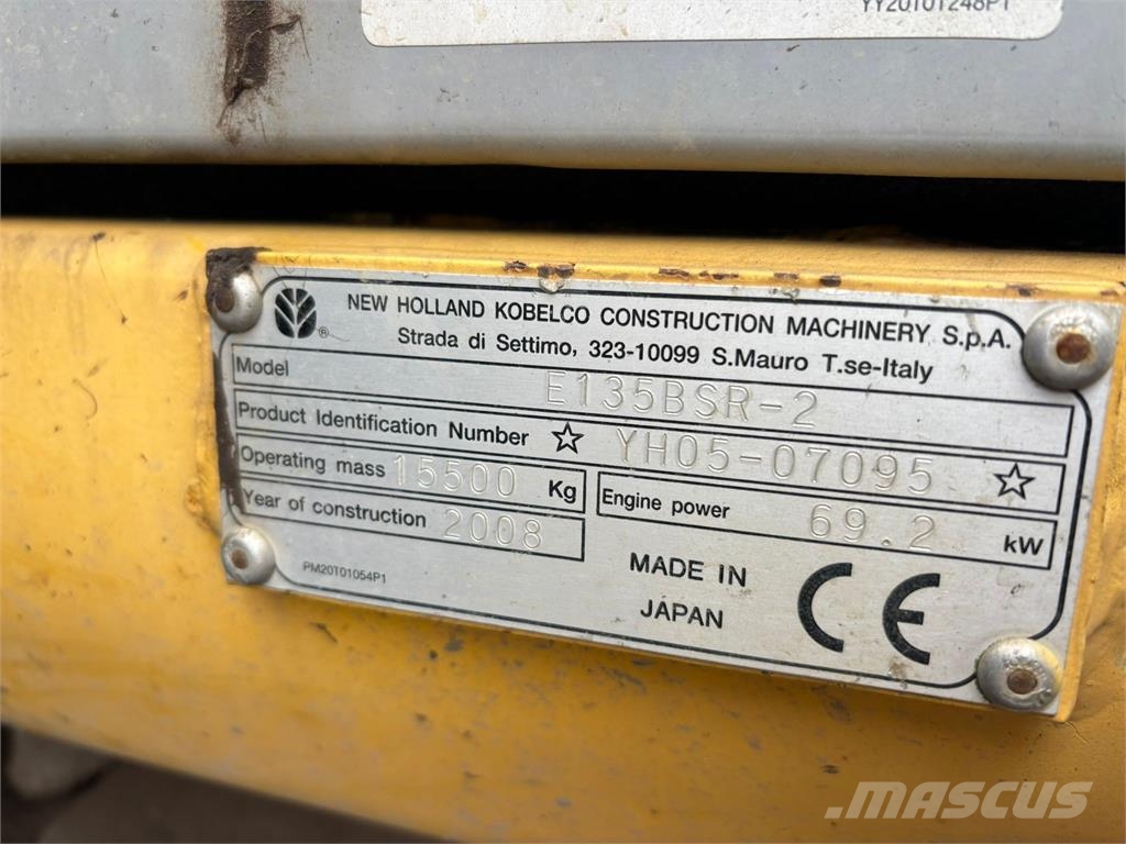 New Holland E135bsr Crawler excavators