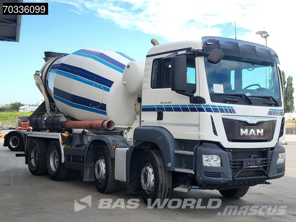 MAN TGS 32.420 8X4 Stetter 9m3 Full Steel Automatic Eu Betooniveokid