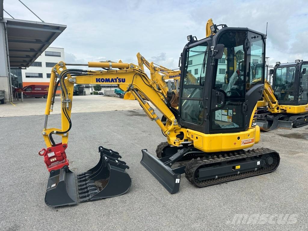 Komatsu PC 24 MR-5 Mini ekskavatörler, 7 tona dek