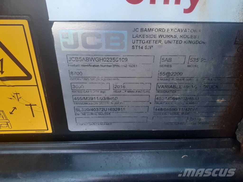 JCB 535-95 Verreikers voor landbouw