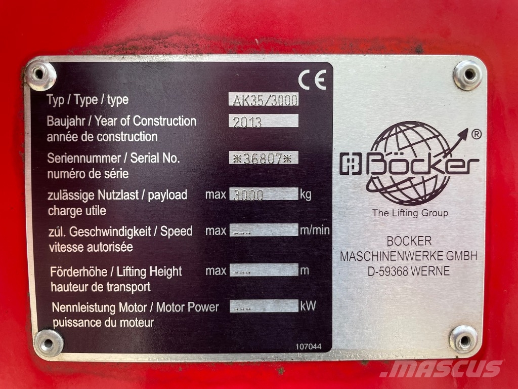 Böcker AK 35/3000 SPS GERESERVEERD Allterreng kraner