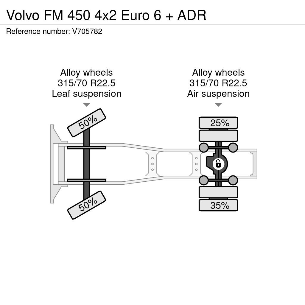 Volvo FM 450 4x2 Euro 6 + ADR Tegljači