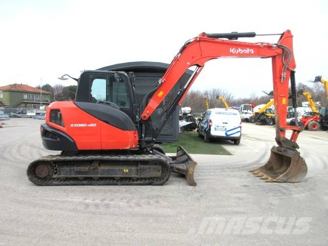 Kubota KX 080-4a2 Midigravere 7 - 12t