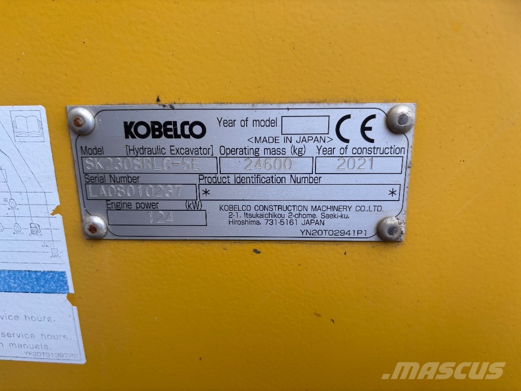 Kobelco SK 230 SR / SMP pyörittäjä, Stage V, Ym! Excavadoras de cadenas