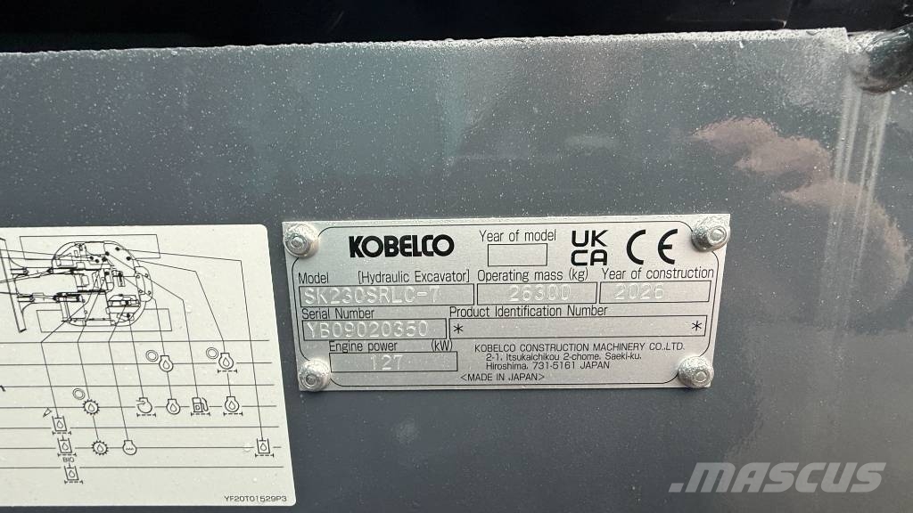 Kobelco SK230 SRLC -7 Lagermaskin Luleå Roomikekskavaatorid