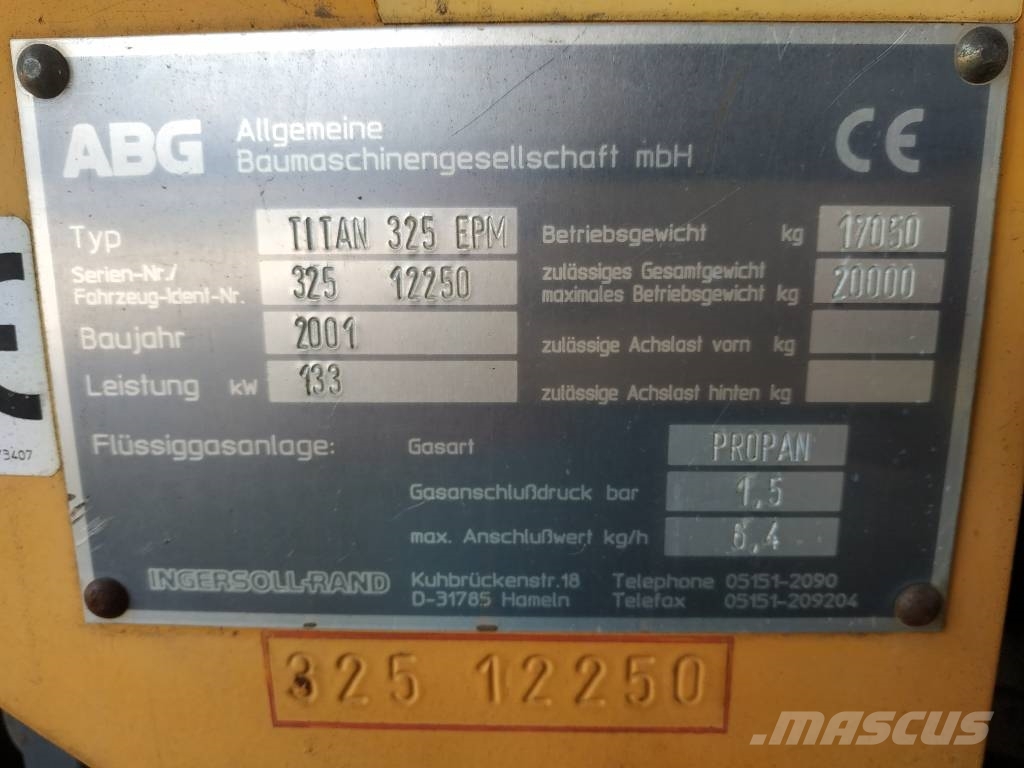 ABG Titan 325 EPM Asfaltadoras