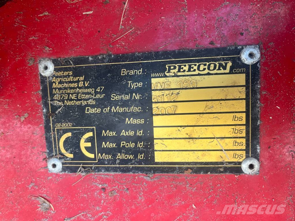 Peecon VMF 150 Mešalne hranilnice