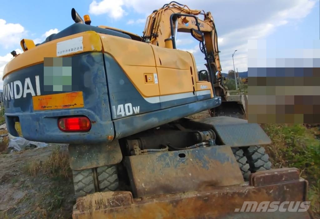 Hyundai Robex 140 W Wheeled excavators