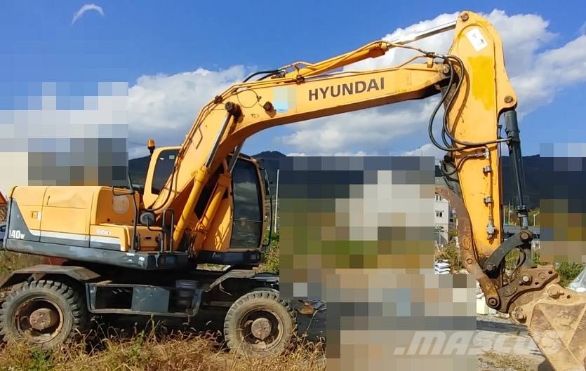 Hyundai Robex 140 W Wheeled excavators