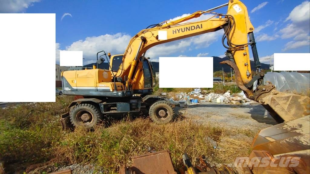 Hyundai Robex 140 W Wheeled excavators