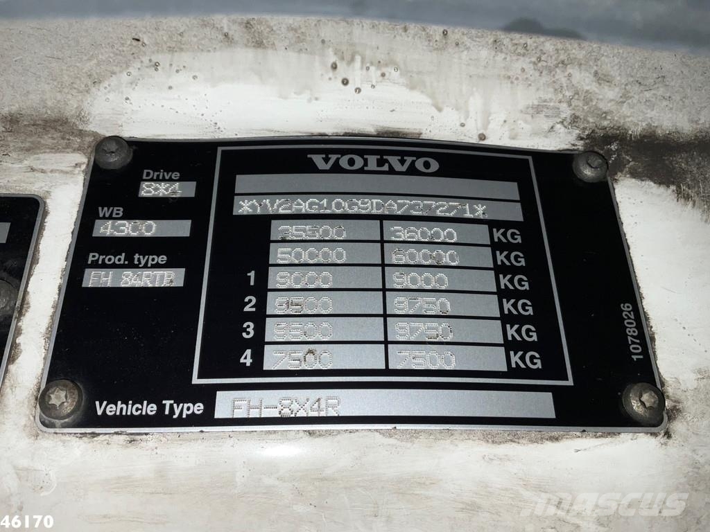 Volvo FH 420 8x4 HMF 22 Tonmeter laadkraan Mobiilinosturit