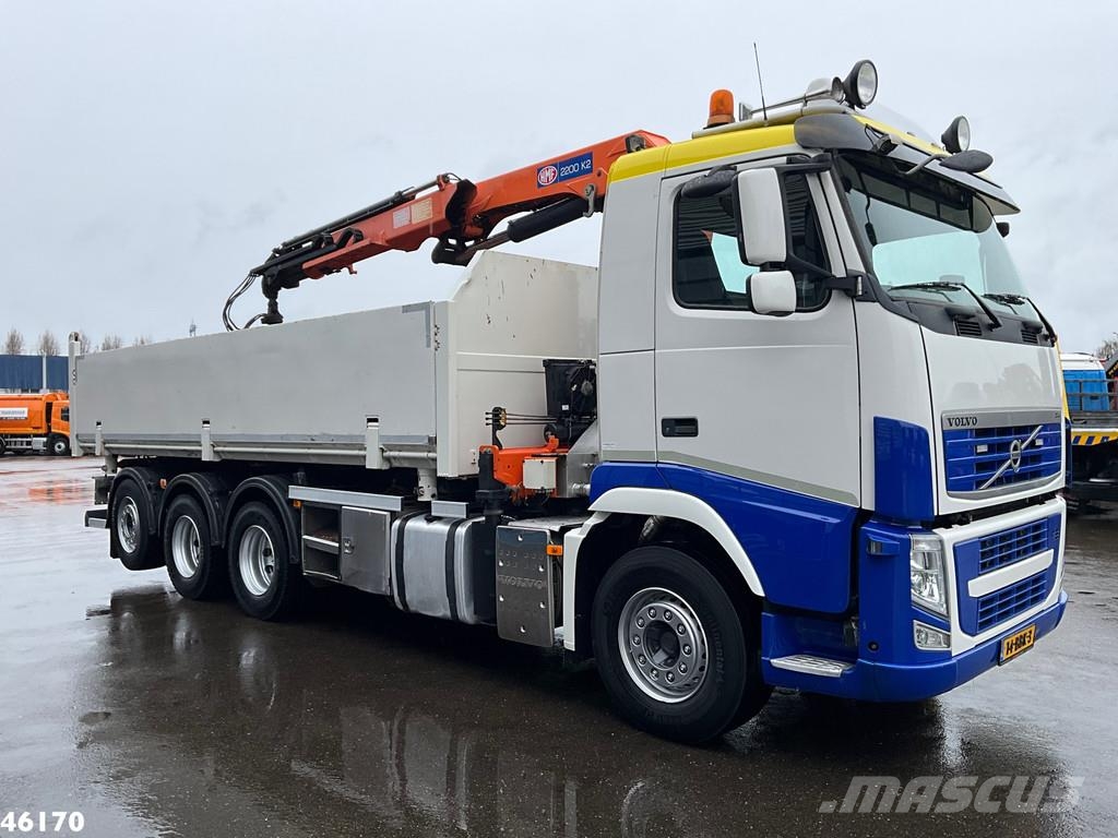 Volvo FH 420 8x4 HMF 22 Tonmeter laadkraan Mobiilinosturit