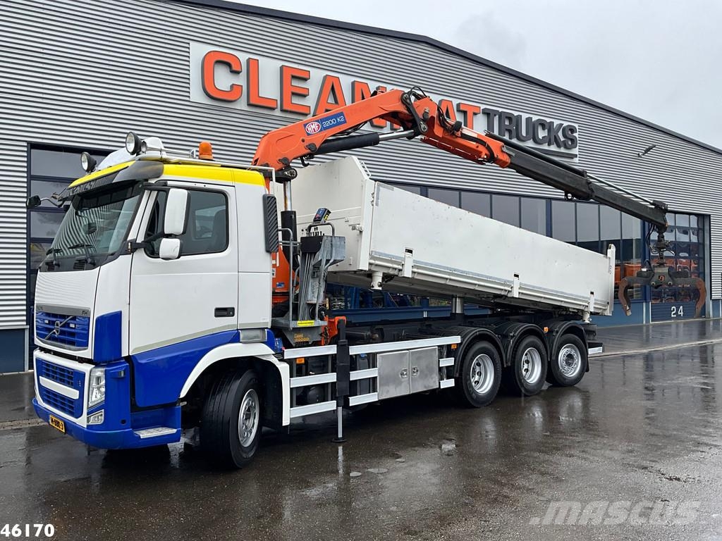 Volvo FH 420 8x4 HMF 22 Tonmeter laadkraan Mobiilinosturit