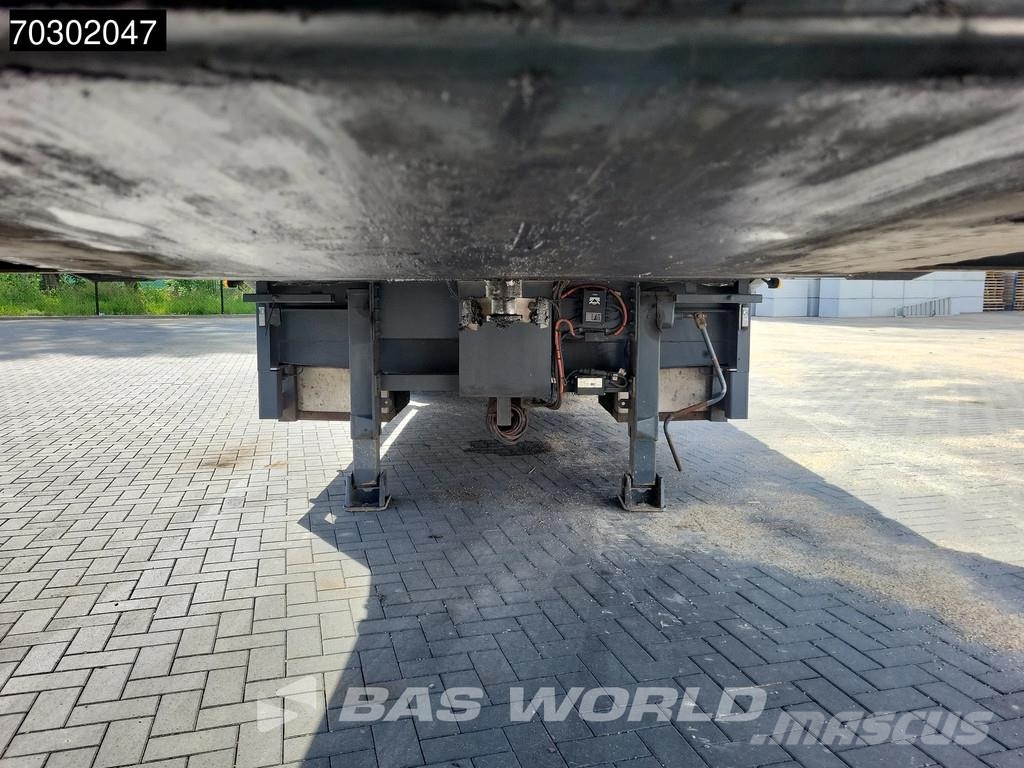 Lintrailers S3A 3 axles TUV 01/27 Extendable 650cm Lift + Stee نصف مقطورة مسطحة منخفضة