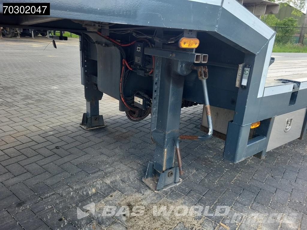 Lintrailers S3A 3 axles TUV 01/27 Extendable 650cm Lift + Stee نصف مقطورة مسطحة منخفضة