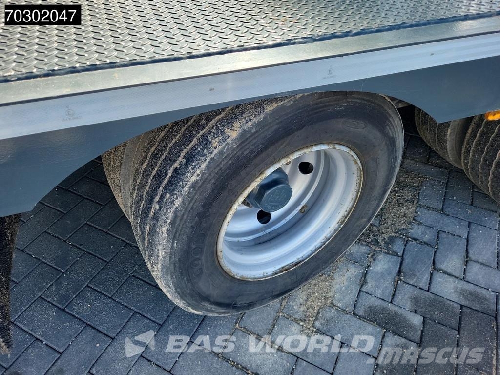 Lintrailers S3A 3 axles TUV 01/27 Extendable 650cm Lift + Stee نصف مقطورة مسطحة منخفضة