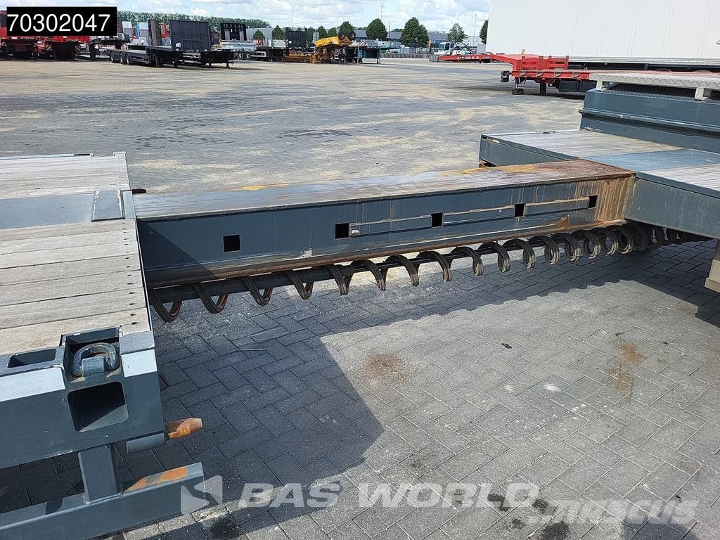 Lintrailers S3A 3 axles TUV 01/27 Extendable 650cm Lift + Stee نصف مقطورة مسطحة منخفضة