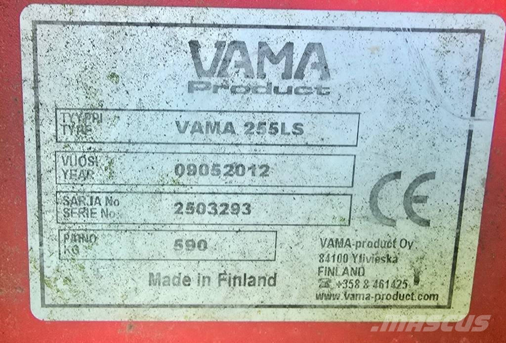 Vama 255 LS Fresadoras quitanieves