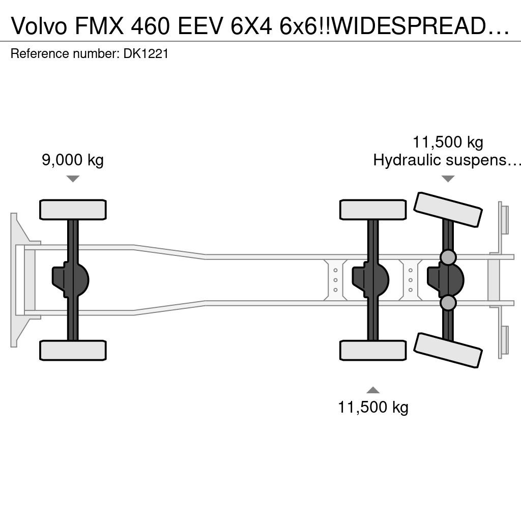 Volvo FMX 460 EEV 6X4 6x6!!WIDESPREAD!!Z-Crane-HOOK!! NL Camiones polibrazo