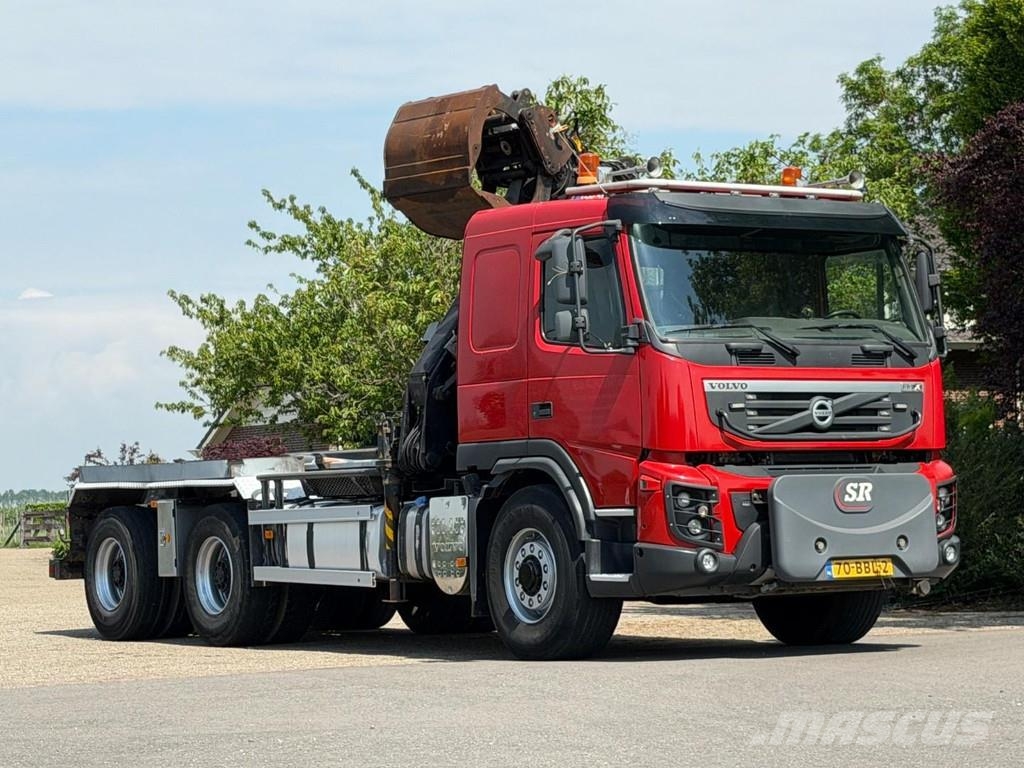Volvo FMX 460 EEV 6X4 6x6!!WIDESPREAD!!Z-Crane-HOOK!! NL Camiones polibrazo