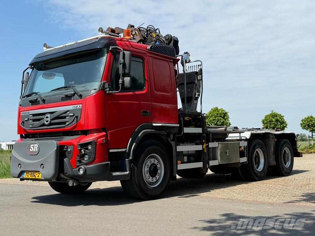 Volvo FMX 460 EEV 6X4 6x6!!WIDESPREAD!!Z-Crane-HOOK!! NL Camiones polibrazo